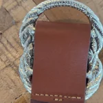 Thumbnail for Ceinture Sézane Artémis – Cuir naturel héritage – Comme neuve