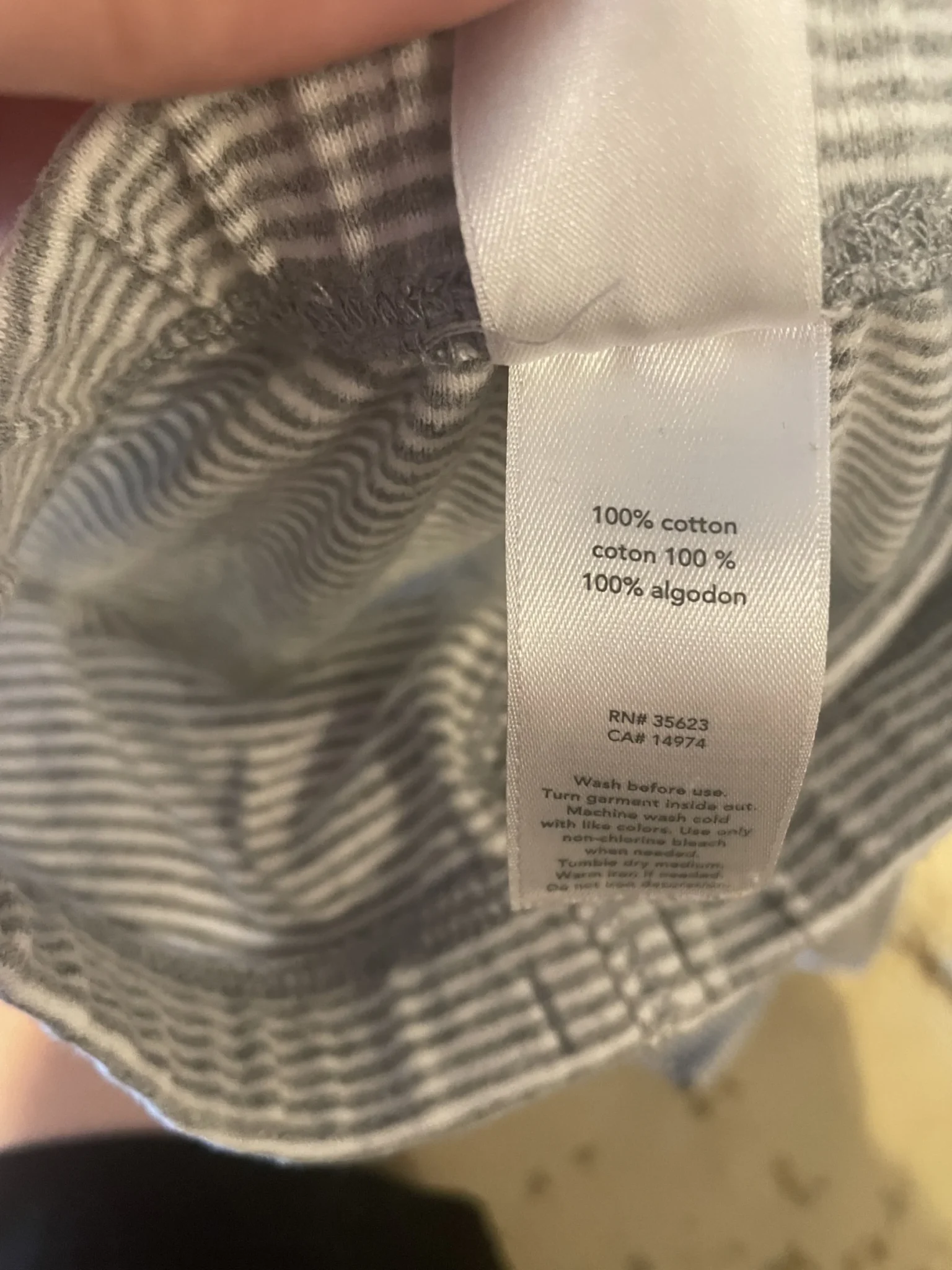 Image for Lightweight cotton trousers, Carter’s, 12 months, small size