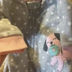 Featured thumbnail for Pyjama pattes longues à pieds carter’s 9 mois