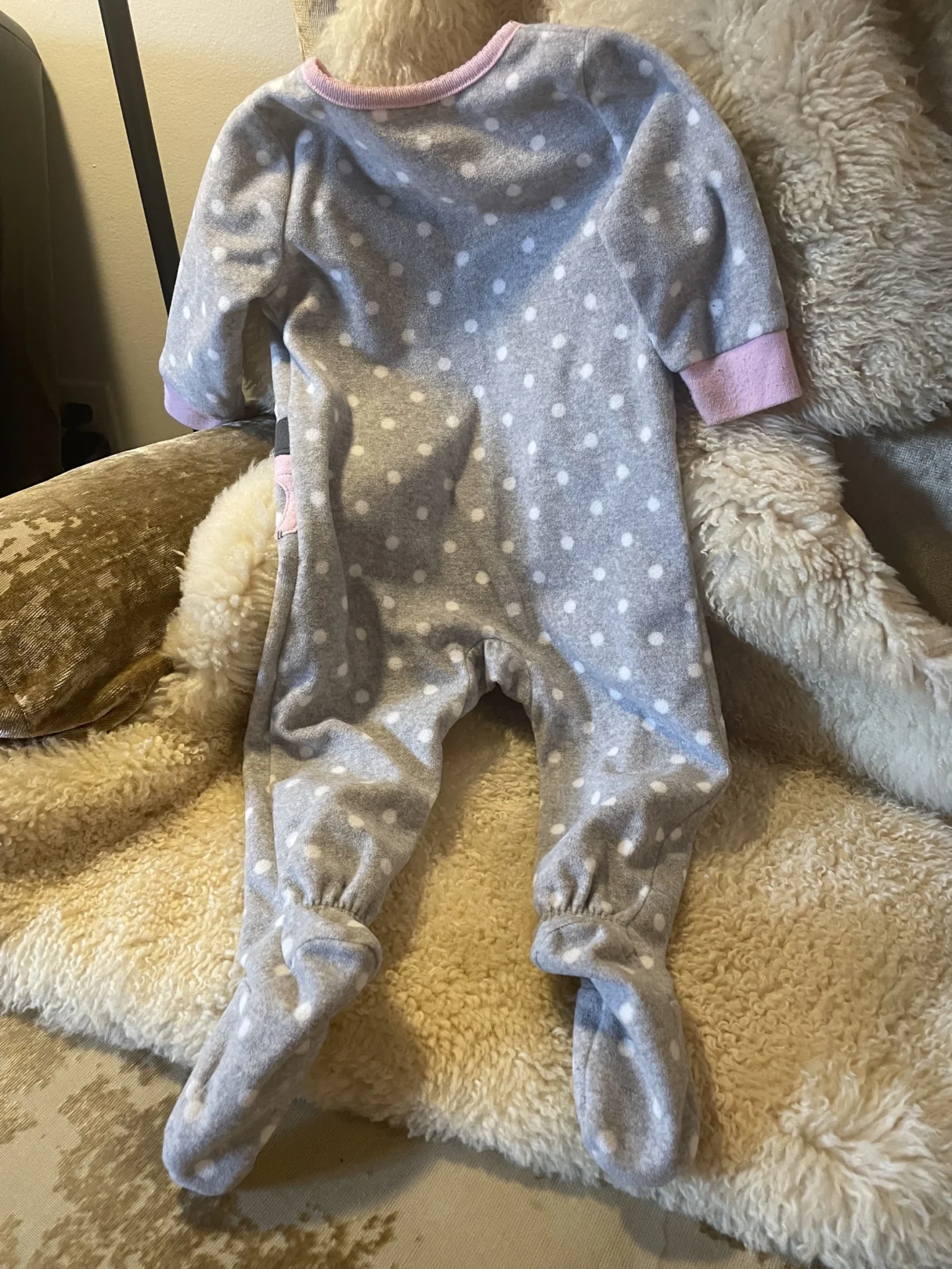 Image for Pyjama pattes longues à pieds carter’s 9 mois