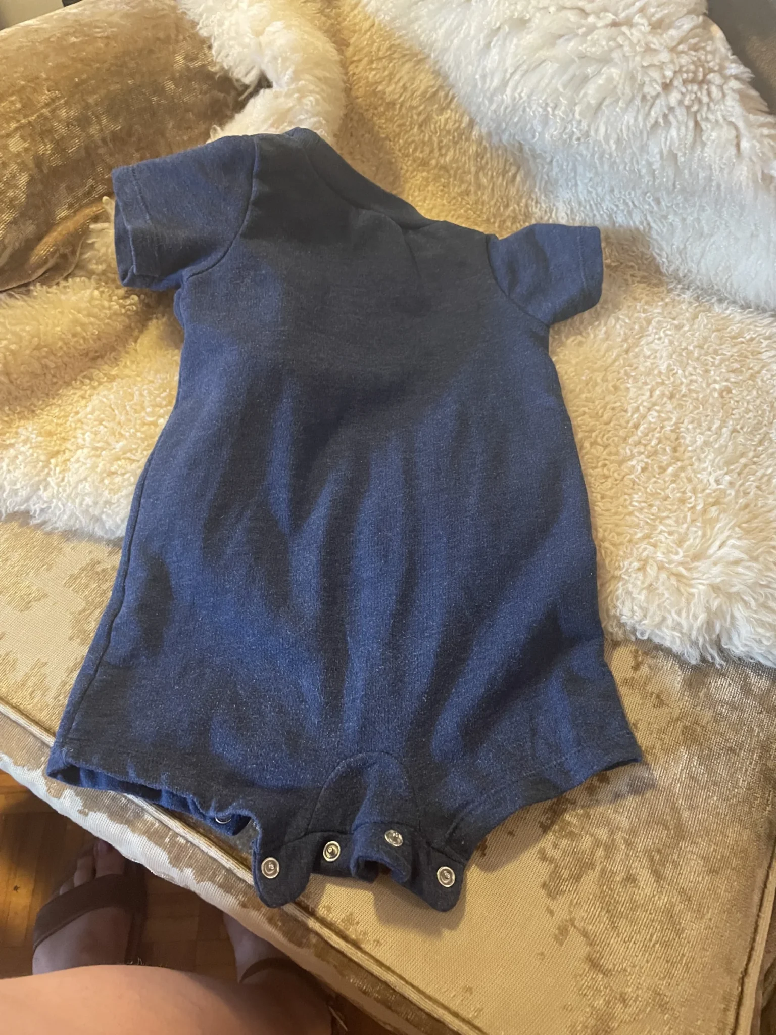 Image for 🦖 cache couche style romper. Dinosaure 9 mois