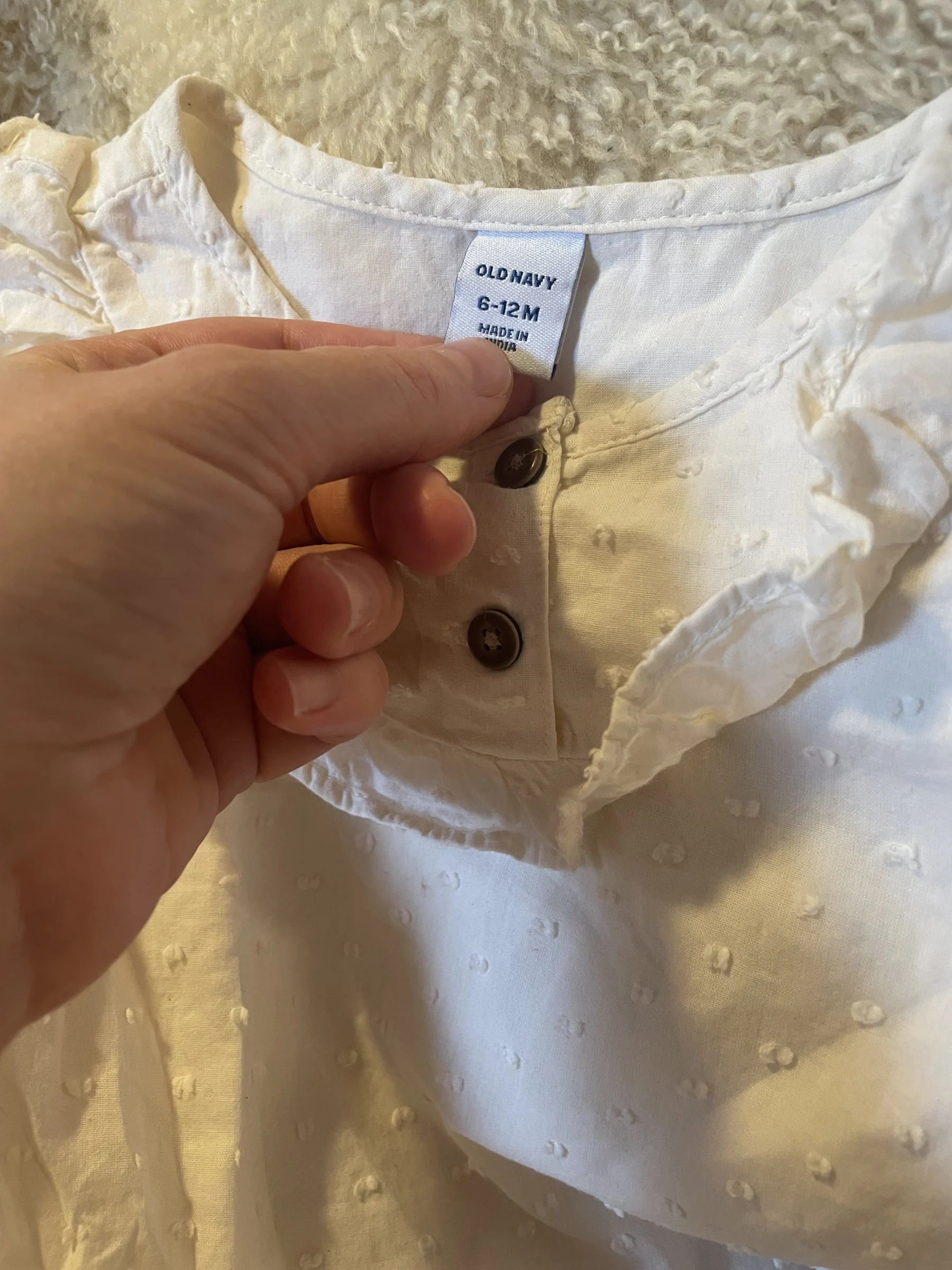 Blouse féminine très mignon look 6 - 12 mois Old navy seconde main