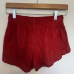Thumbnail for RAILS Micro-short en cuir perforé