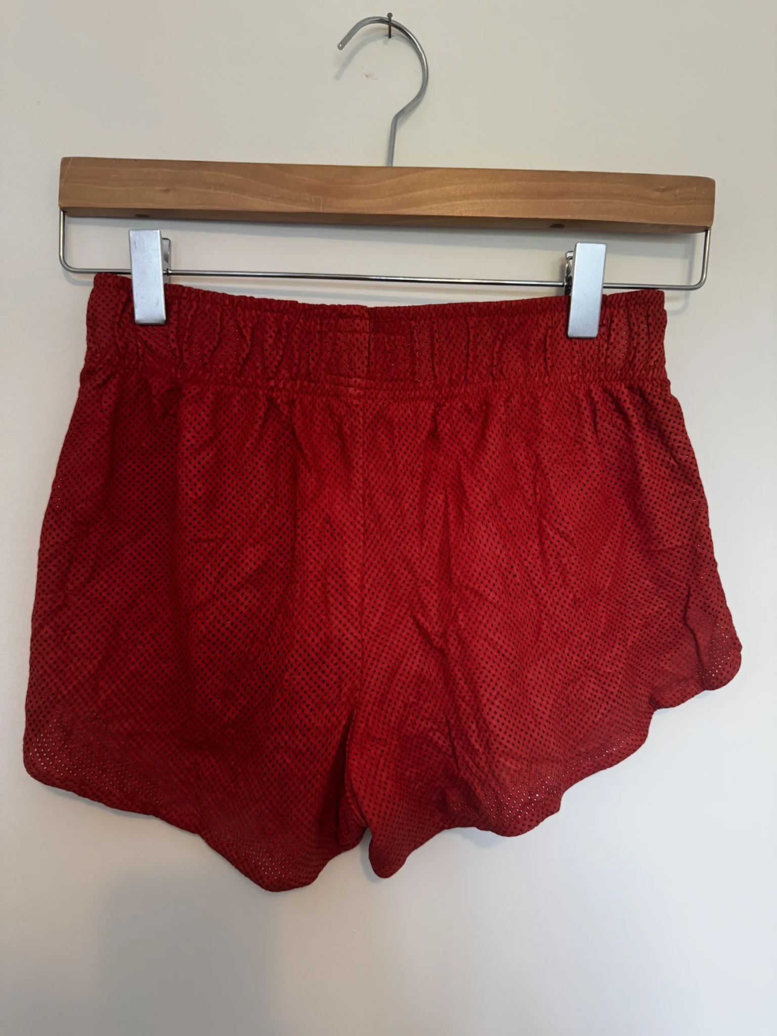 Image for RAILS Micro-short en cuir perforé