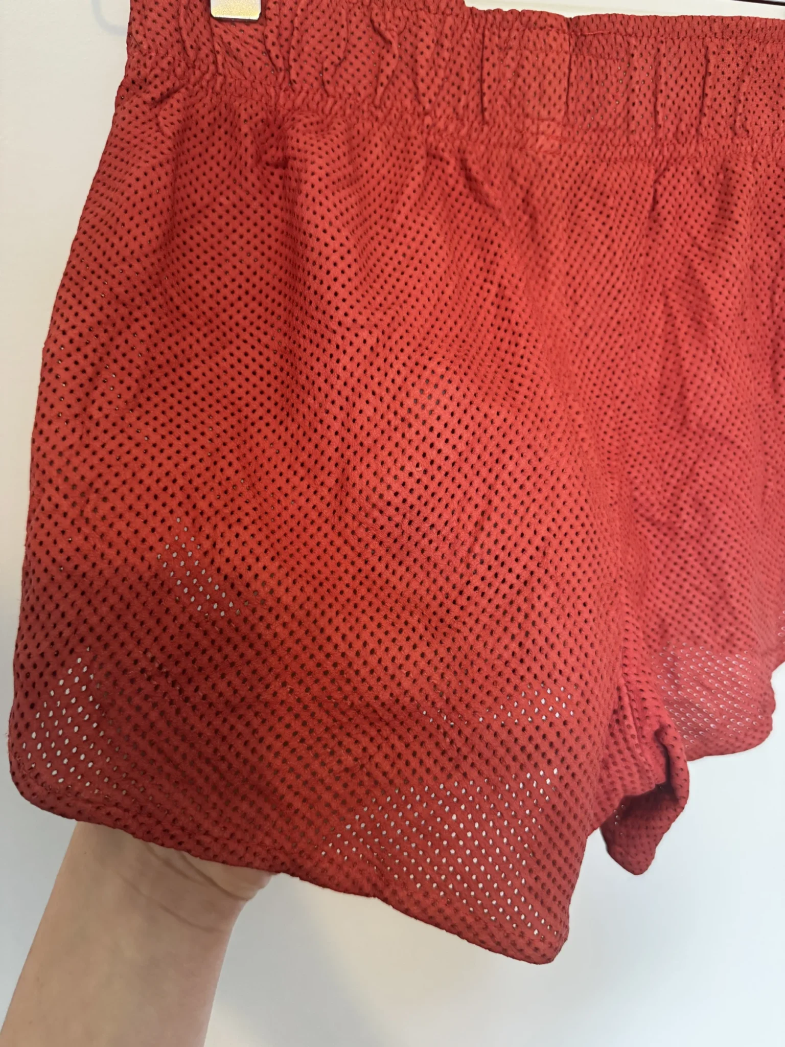 Image for RAILS Micro-short en cuir perforé