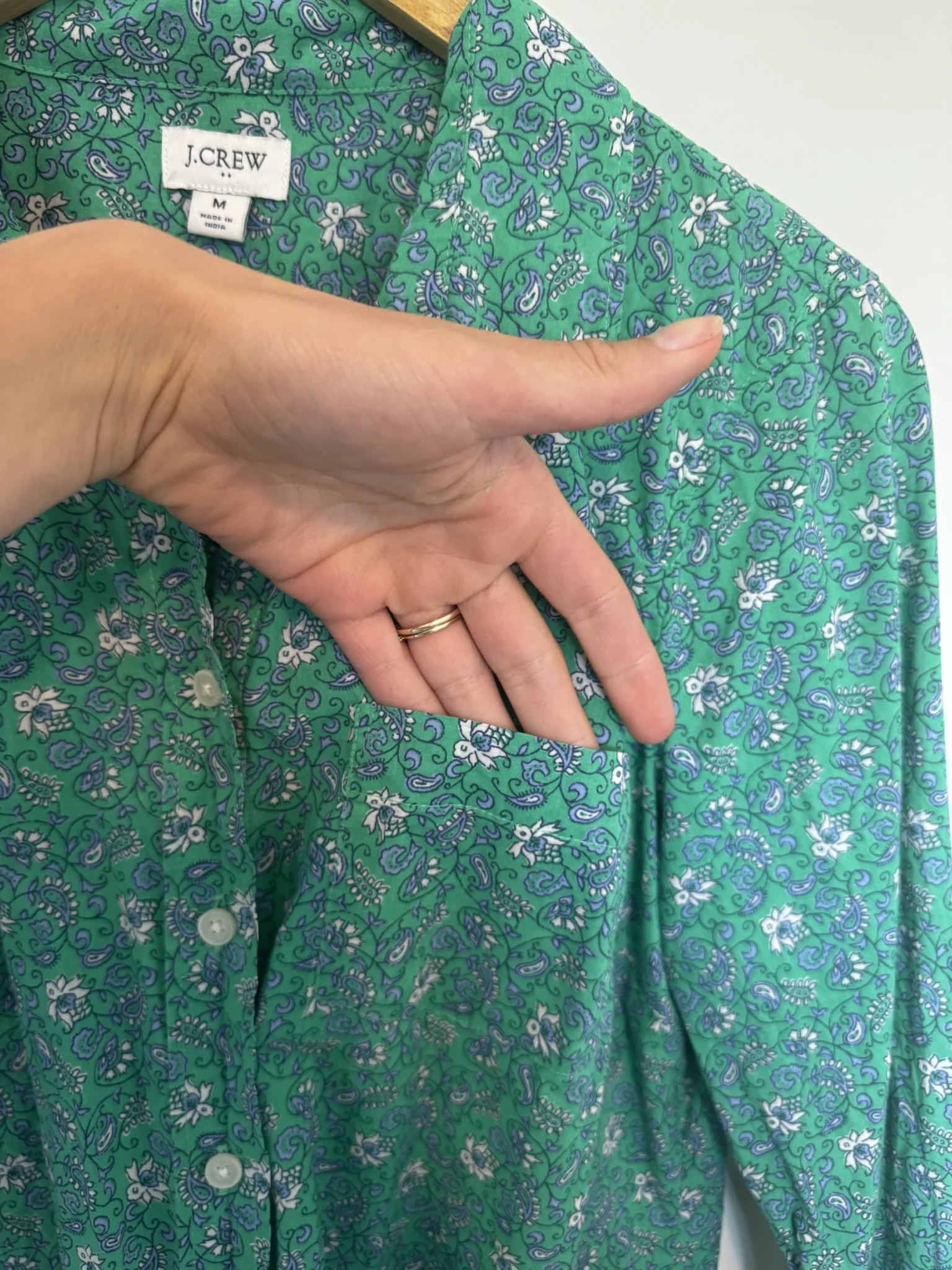 Image for Magnifique chemisier JCREW 100 % coton