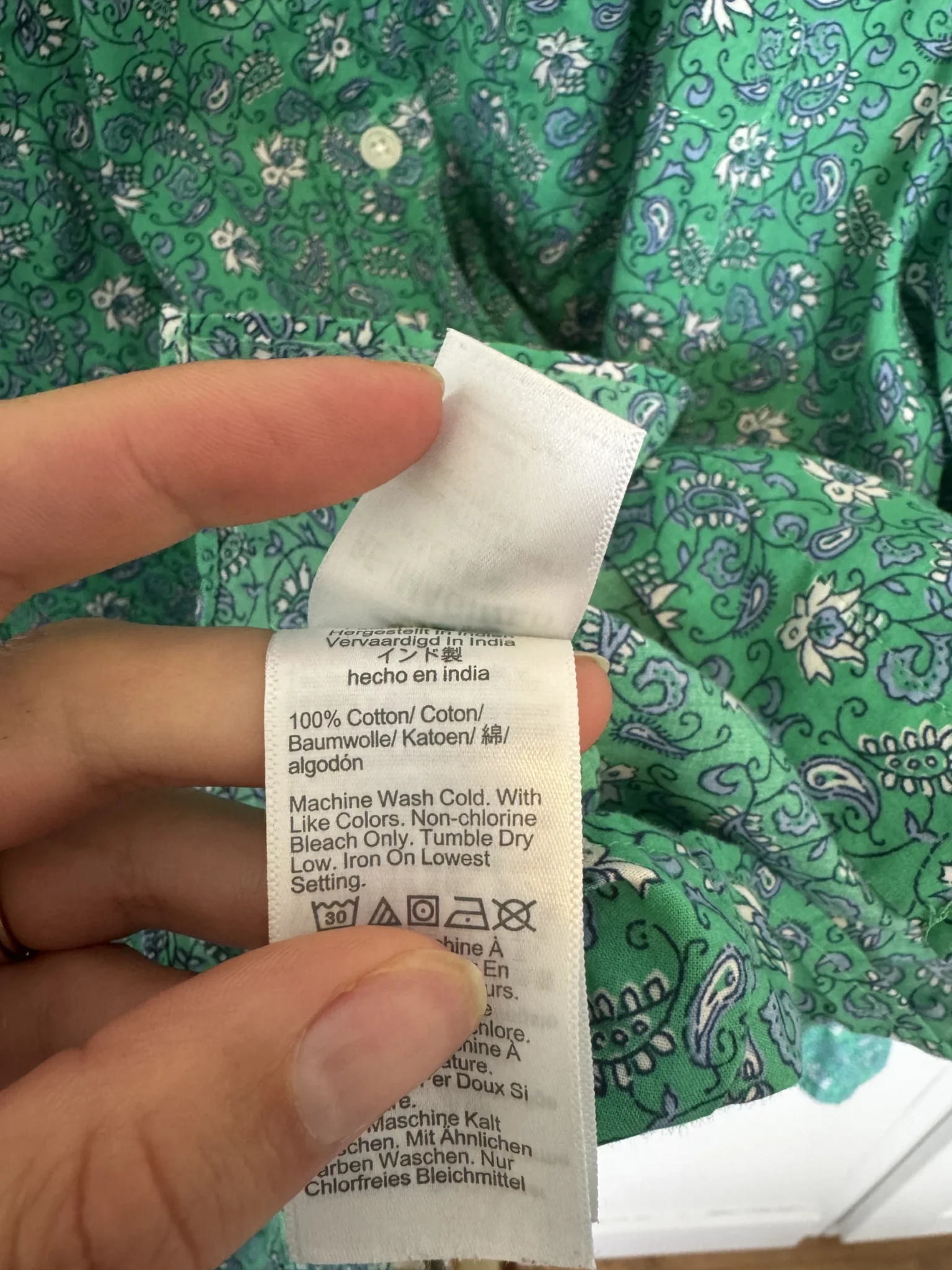 Image for Magnifique chemisier JCREW 100 % coton