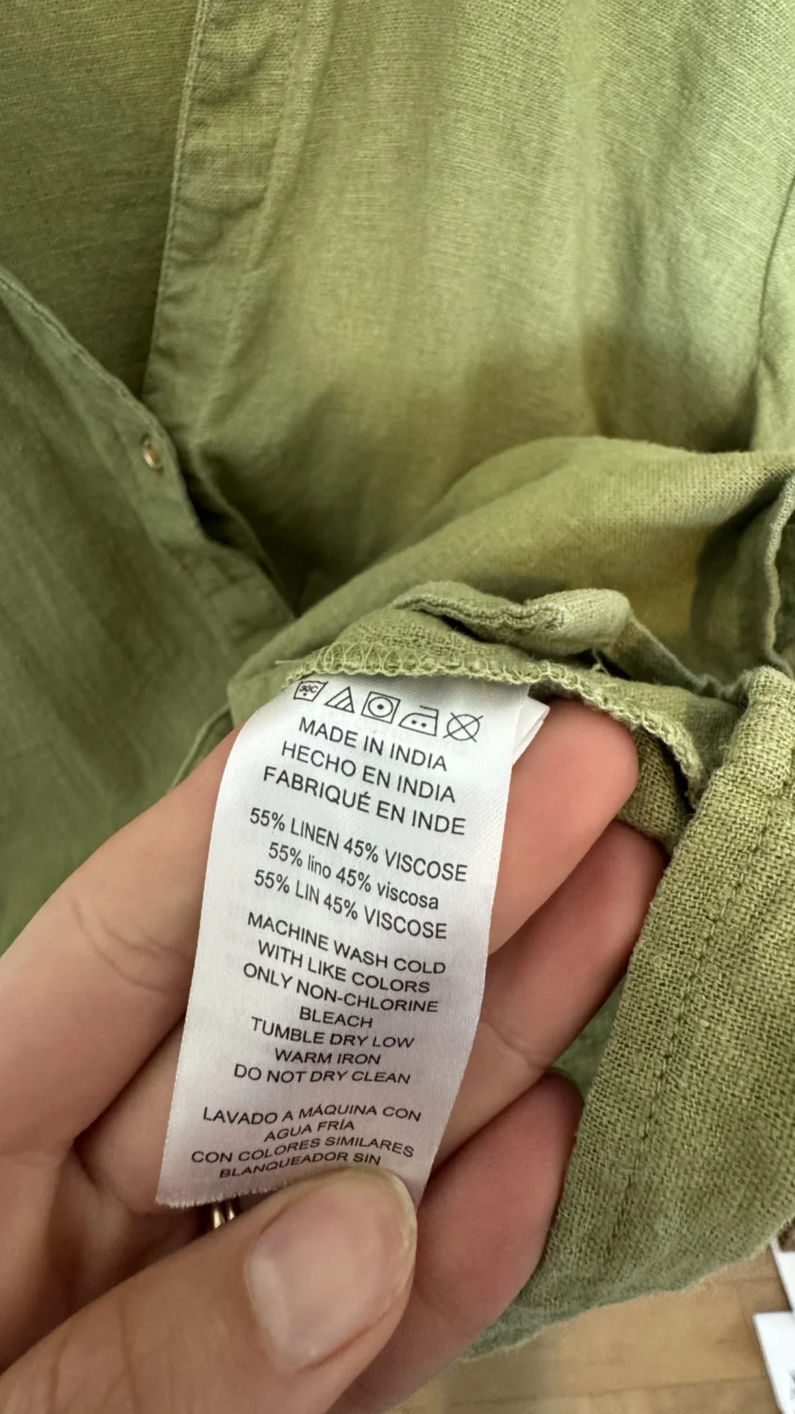 Image for Chemise en lin MICHAEL KORS