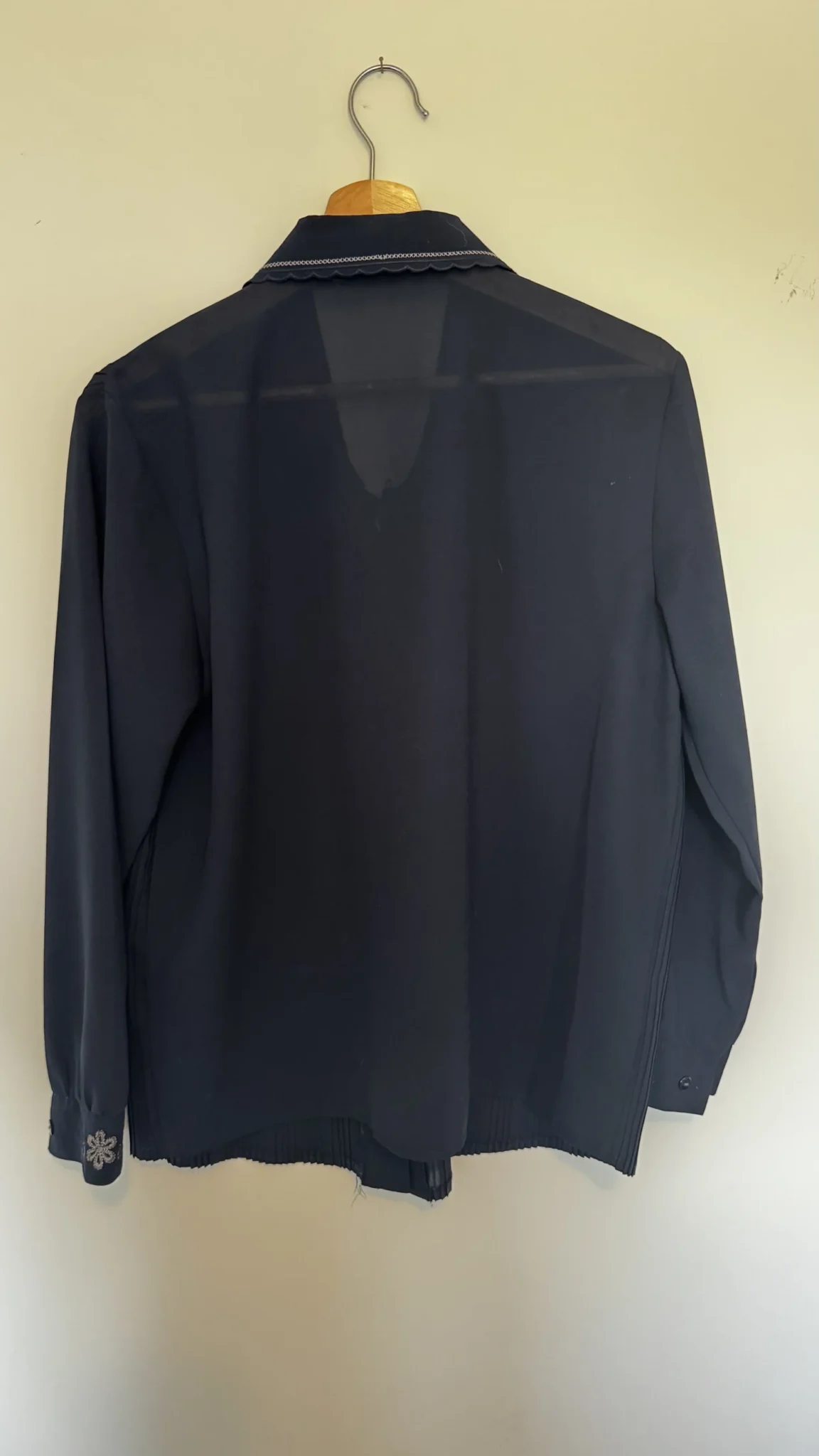 Image for VINTAGE blouse broderie fluide