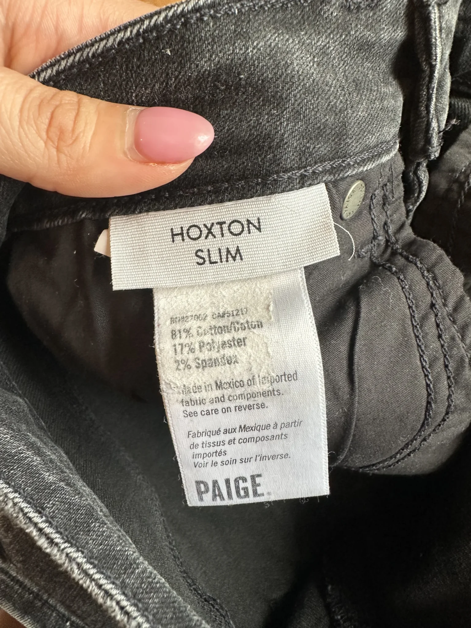Image for Black jeans (Paige brand)