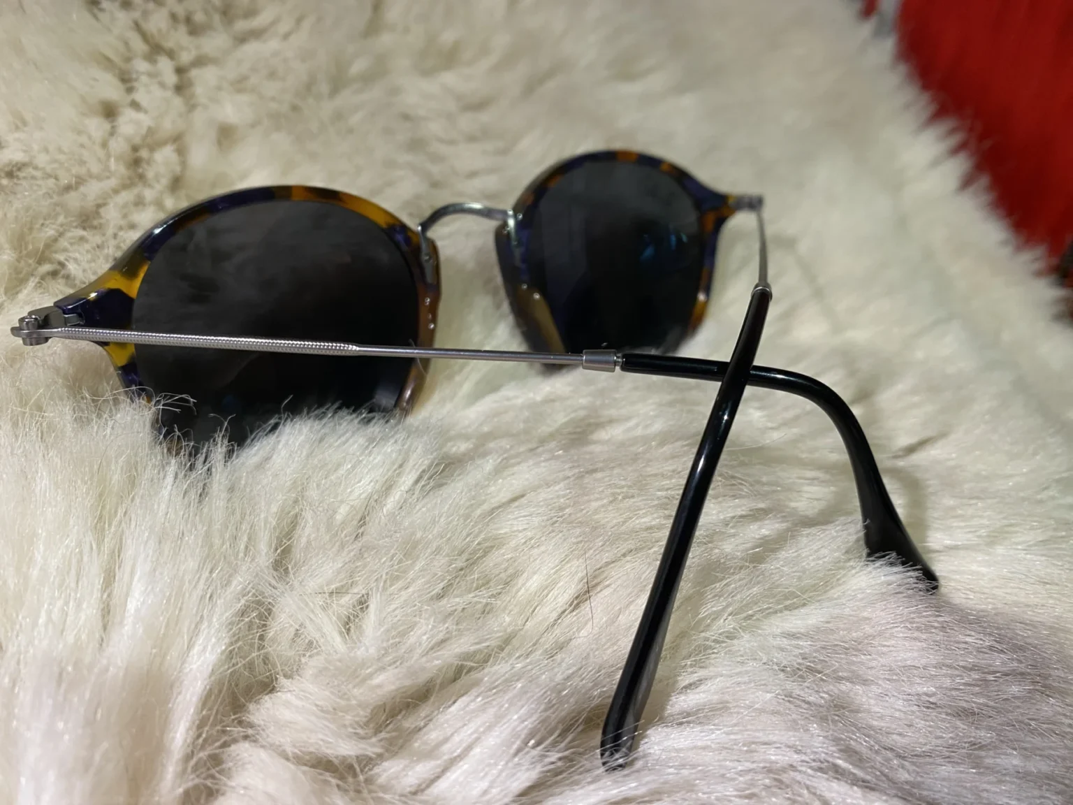 Image for Ray-Ban Tortoiseshell Round Sunglasses