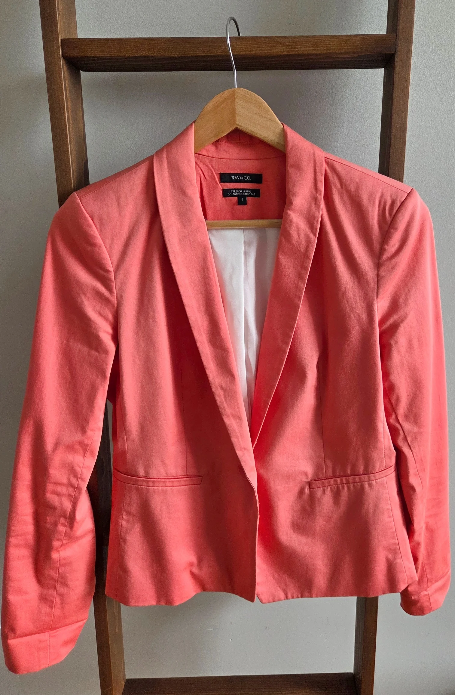 Veston corail Rw and Co seconde main