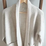 Featured thumbnail for Veste beige mélange de laine