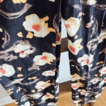 Thumbnail for Pantalon fleuri mélange de lin Max Cocos