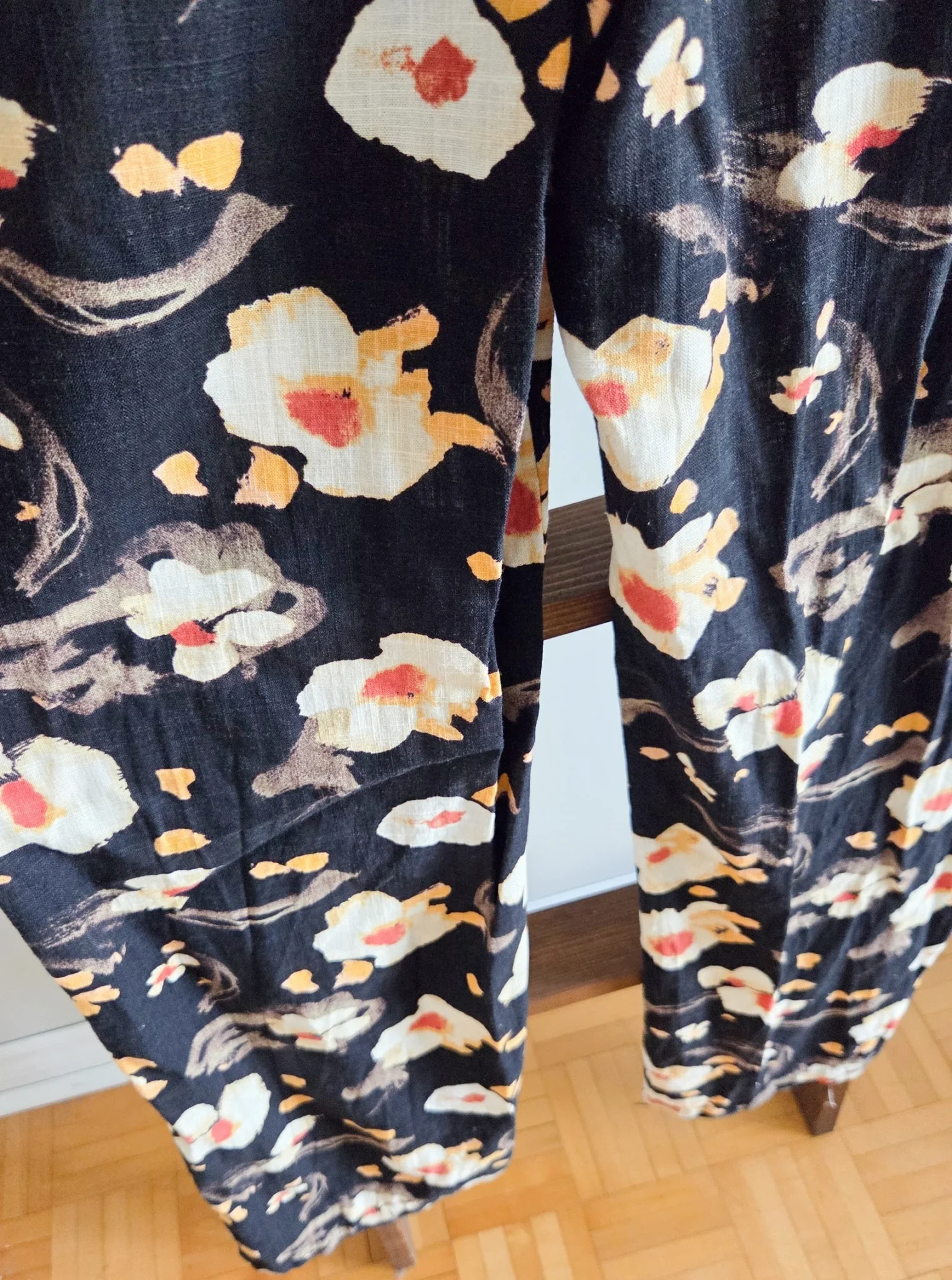 Image for Pantalon fleuri mélange de lin Max Cocos