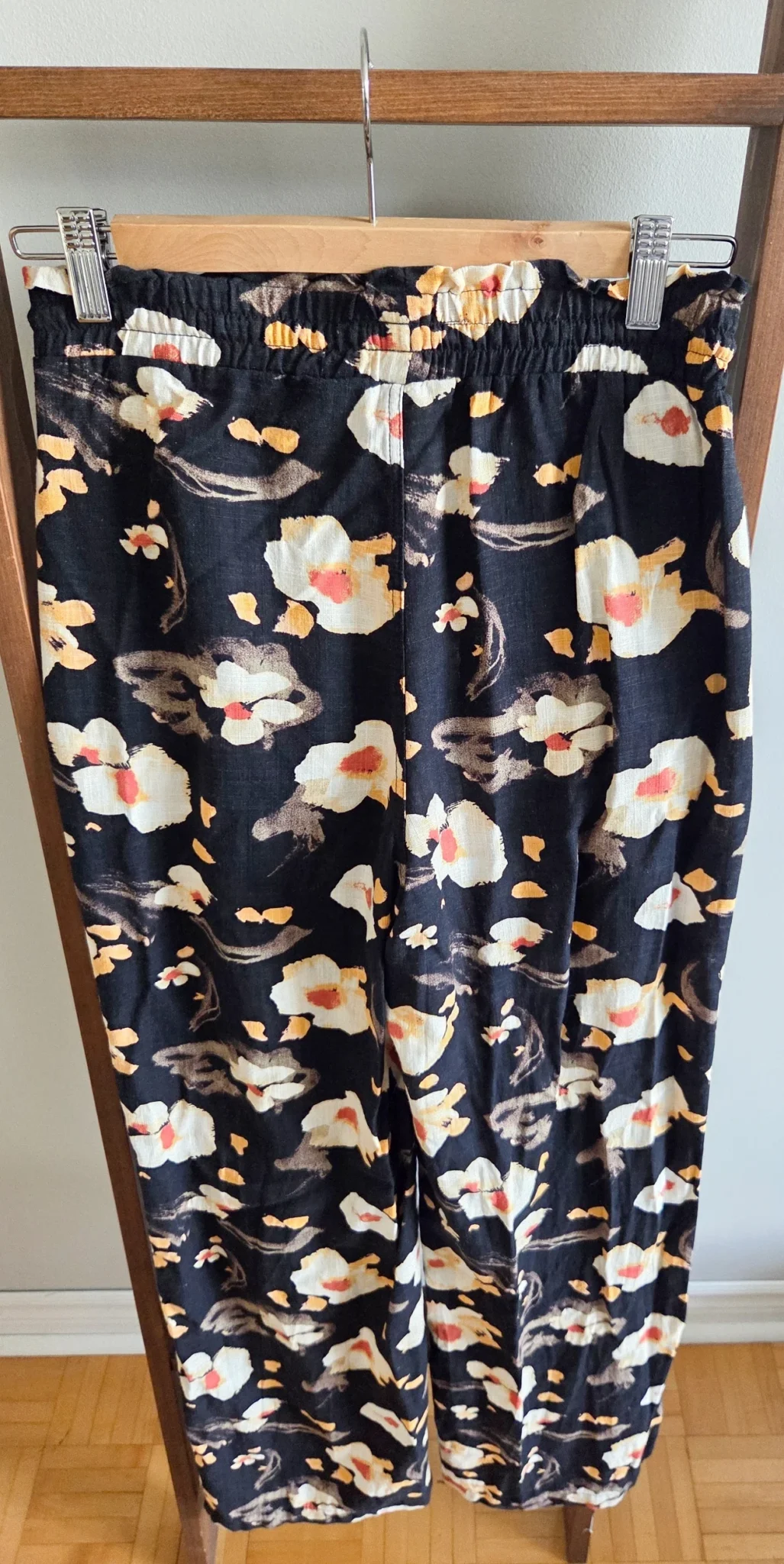 Image for Pantalon fleuri mélange de lin Max Cocos