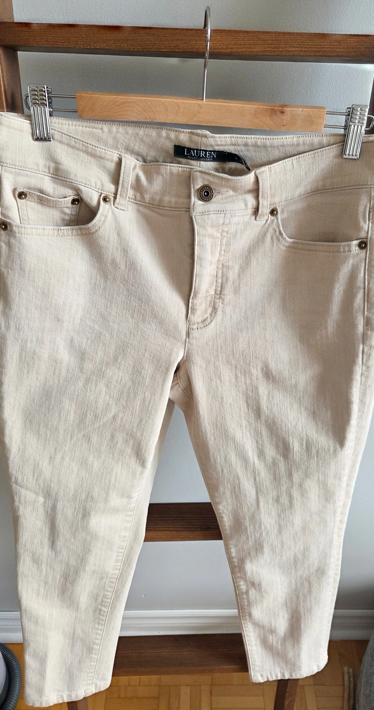 Capri beige étroit Ralph Lauren seconde main