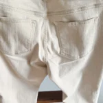 Thumbnail for Narrow beige Capri trousers