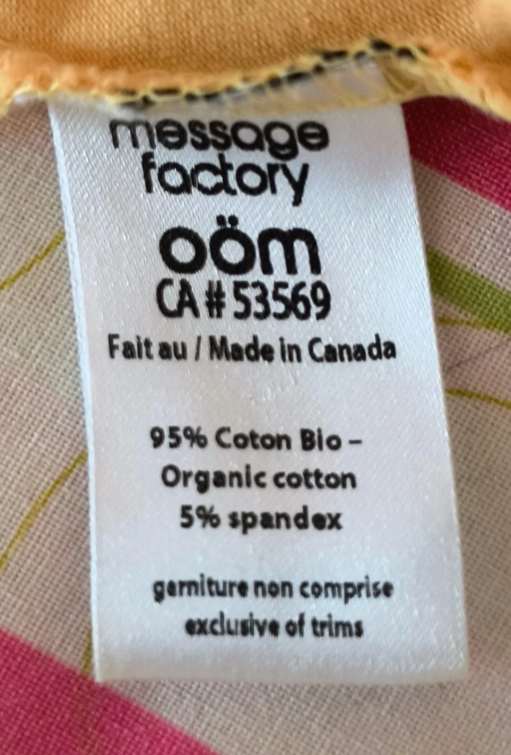 Image for Haut col montant Message Factory