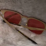 Thumbnail for Ray-Ban Rimless Sunglasses with Red-Tinted Lenses
