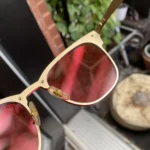 Thumbnail for Ray-Ban Rimless Sunglasses with Red-Tinted Lenses