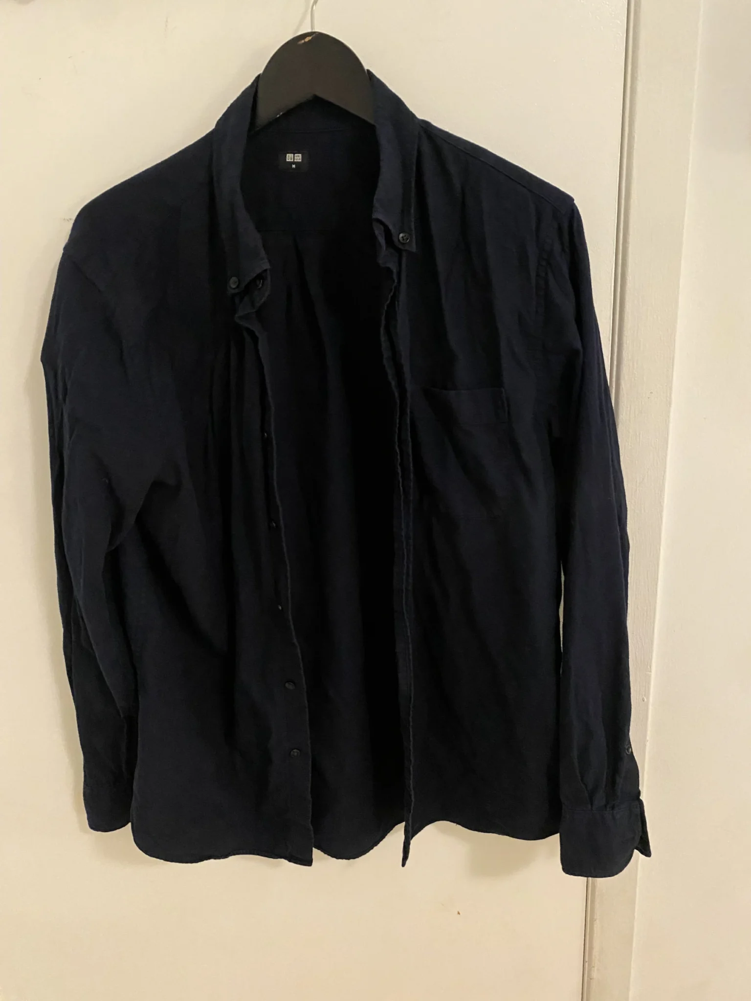 Image for Chemise Uniqlo bleu marine foncé – Taille M