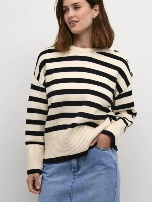 Image for ♥️KAFFE sailor-style jumper
