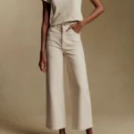 Featured thumbnail for Ecru jeans – LE CROP (Sézane)