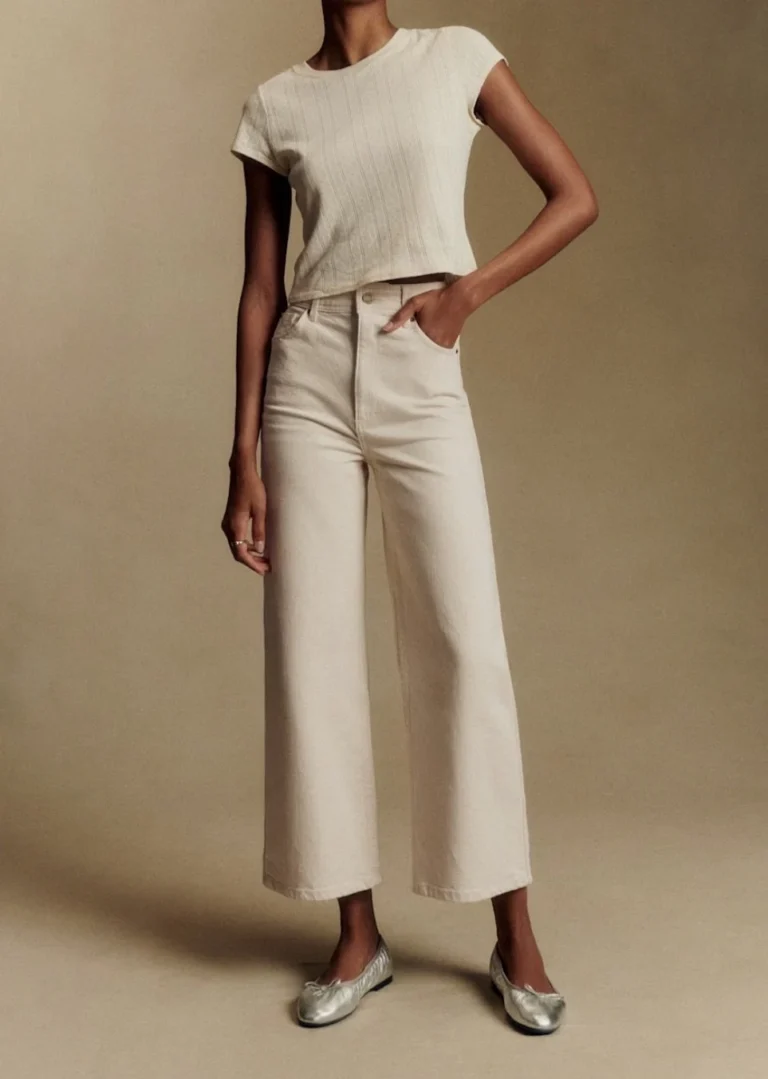 Featured image for Ecru jeans – LE CROP (Sézane)