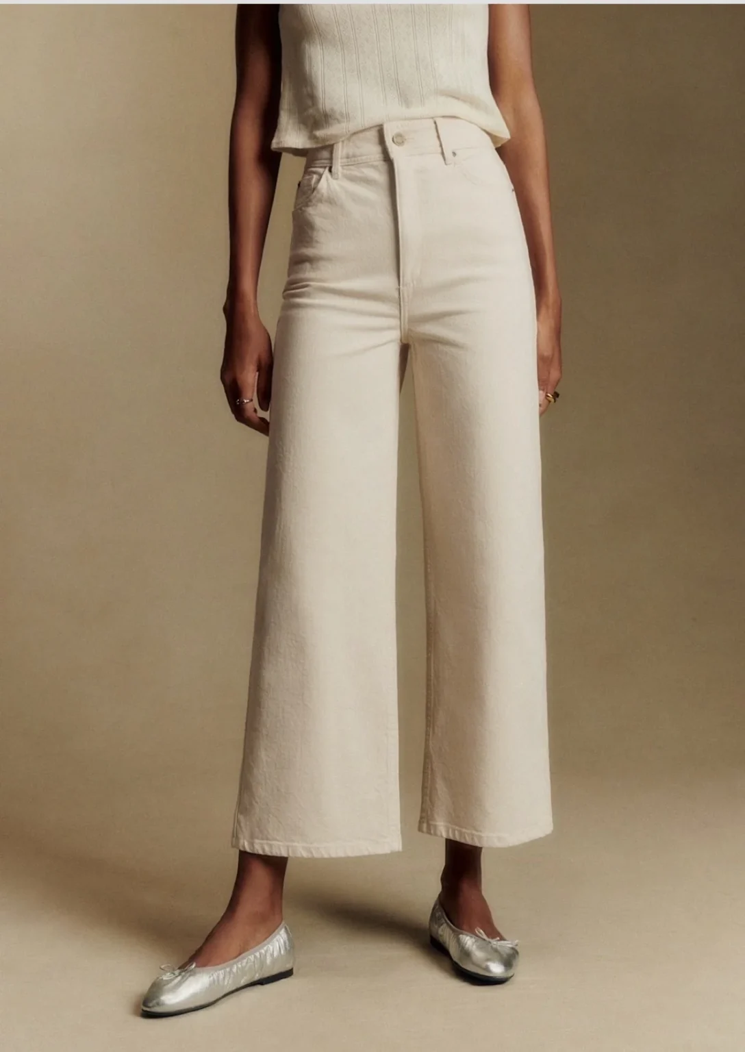 Image for Ecru jeans – LE CROP (Sézane)