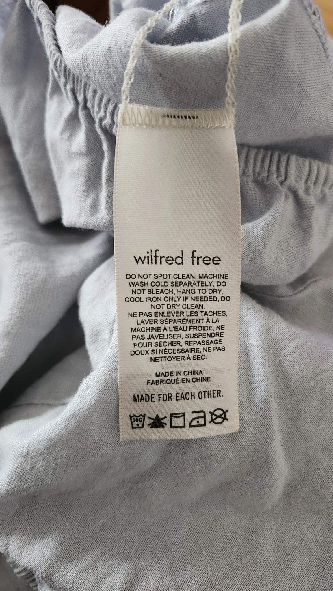 Image for Aritzia-Wilfred free - Blouse taille L