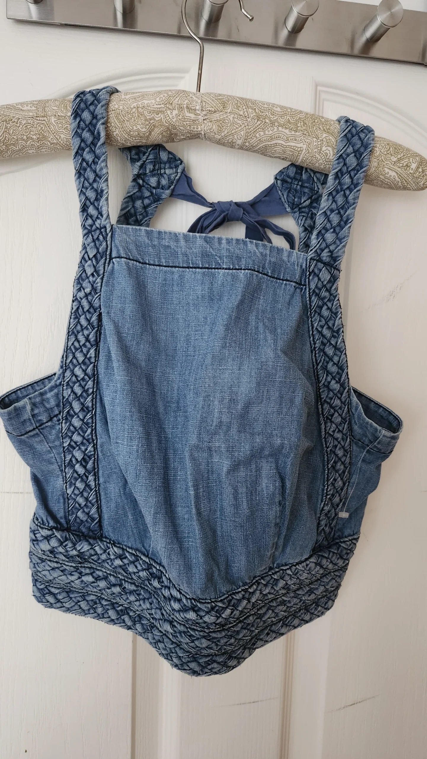 Braided Cropped Halter Top Maeve Maeve seconde main