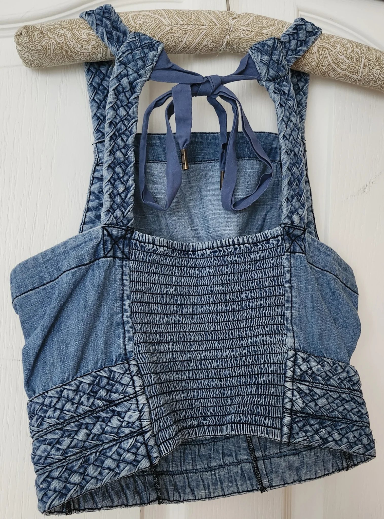 Image for Braided Cropped Halter Top Maeve