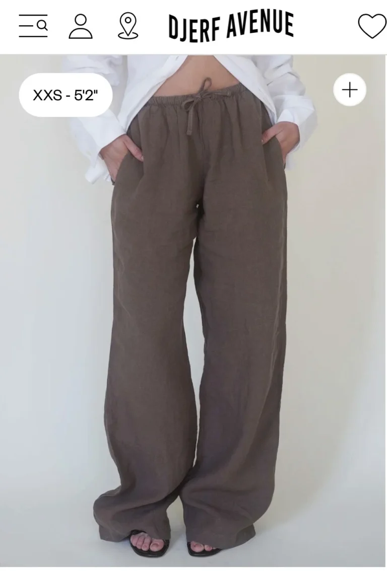 Image for Djerf Avenue trousers, 100% linen