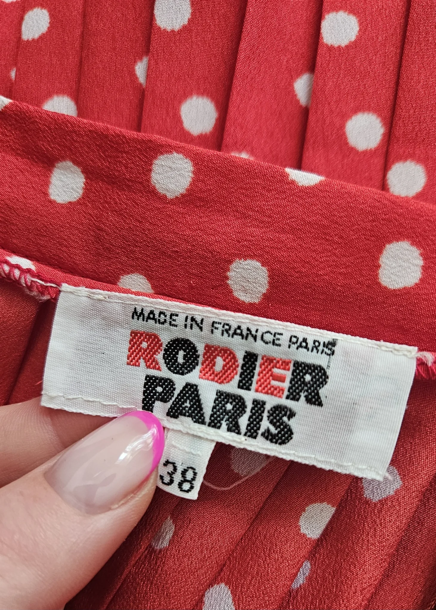 Image for 🌷Polka-dot skirt – Rodier Paris
