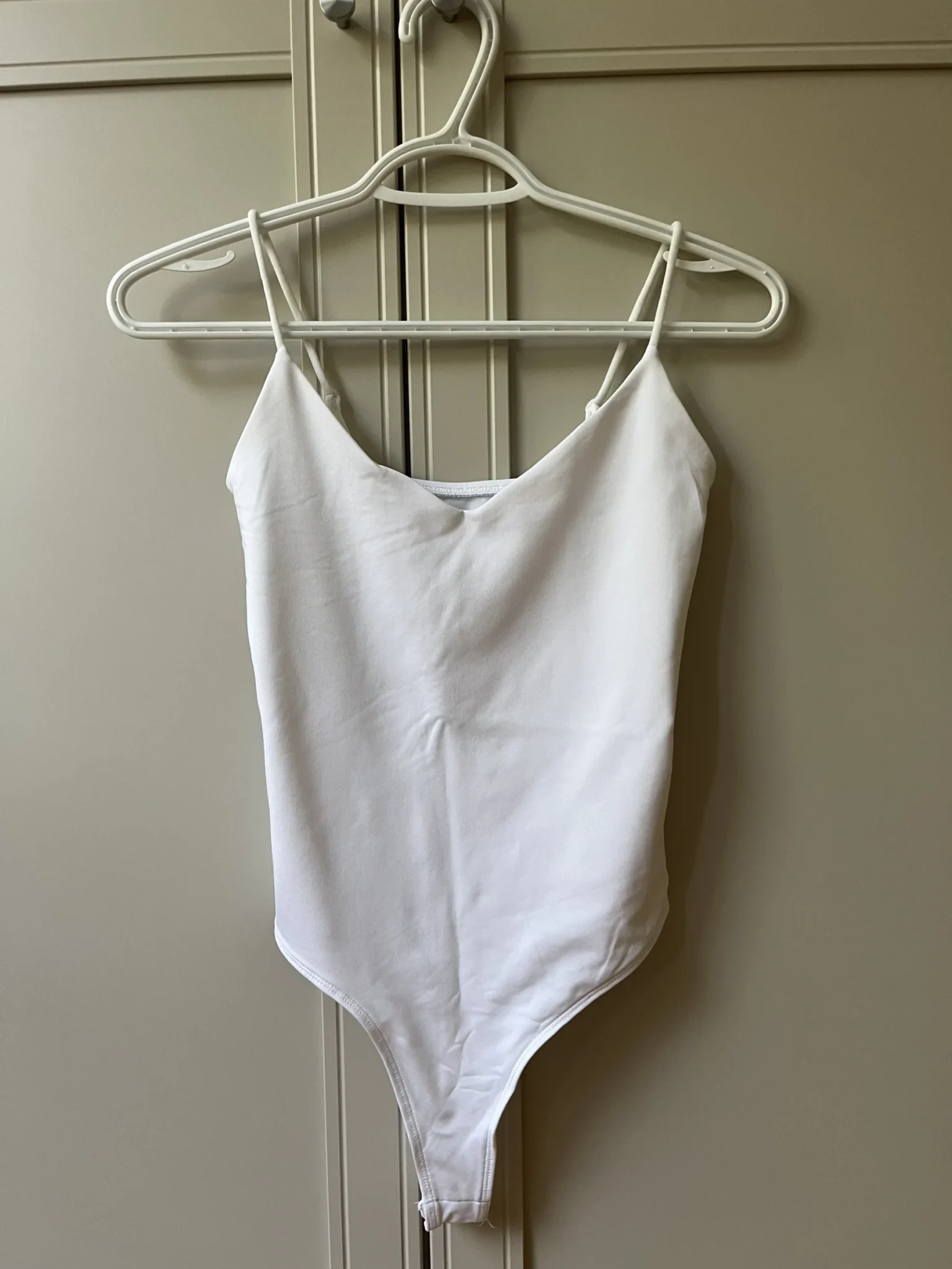 Featured image for White camisole bodysuit