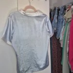 Thumbnail for Light blue pyjama top, size Small