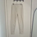 Featured thumbnail for Beige high-waisted leggings, size Small