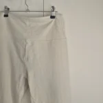Thumbnail for Beige high-waisted leggings, size Small