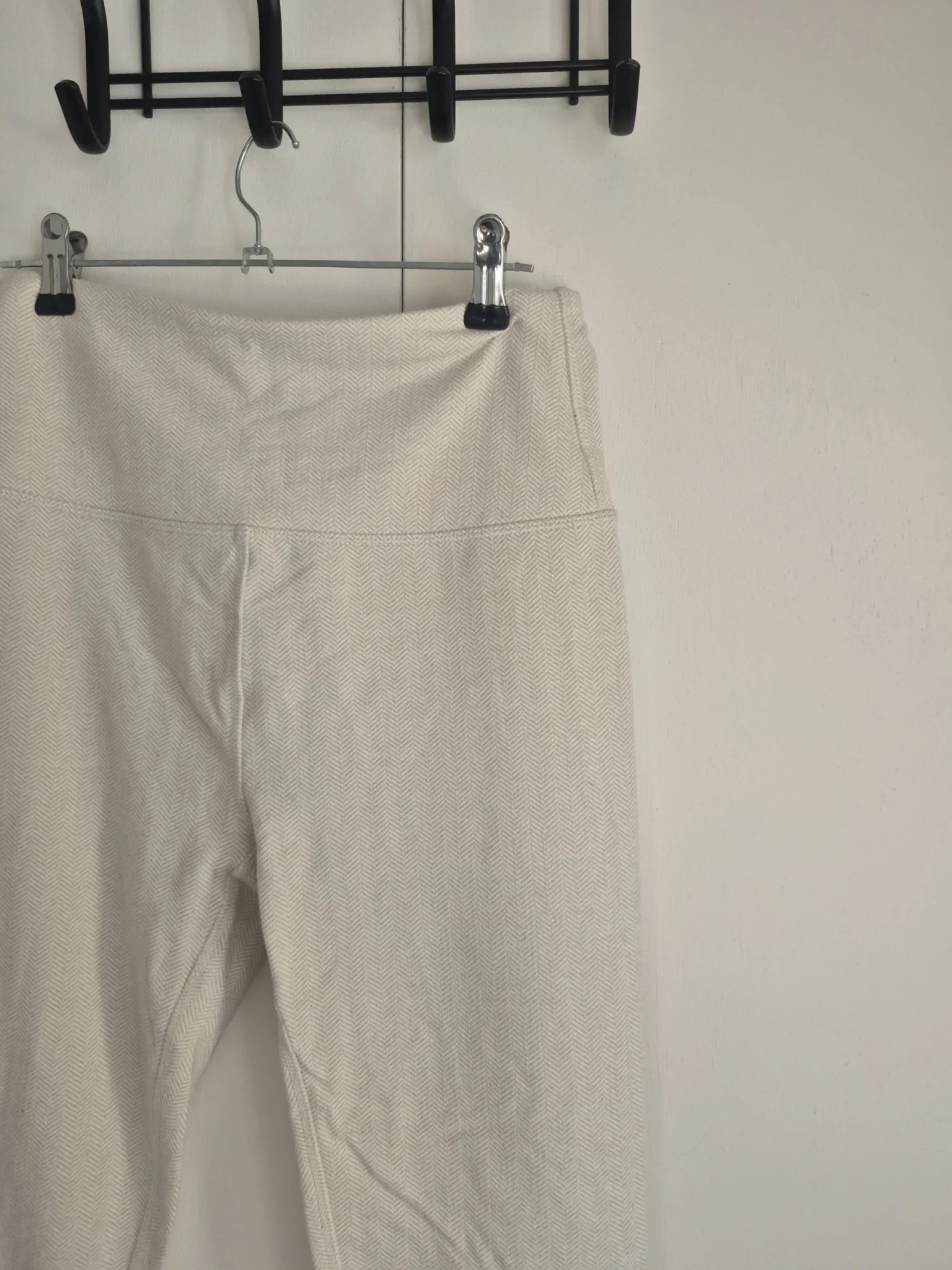 Image for Beige high-waisted leggings, size Small