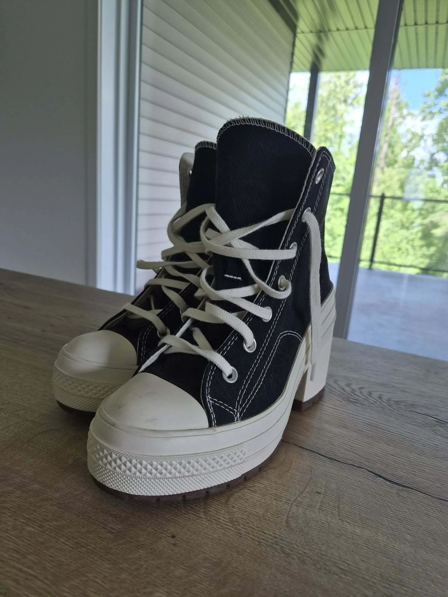 Converses à talons compensés Converse seconde main