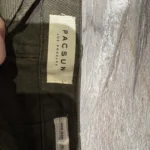 Thumbnail for Khaki cargo-style trousers