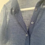 Thumbnail for Blouse estivale bleu foncé – Grandeur Petit (S)