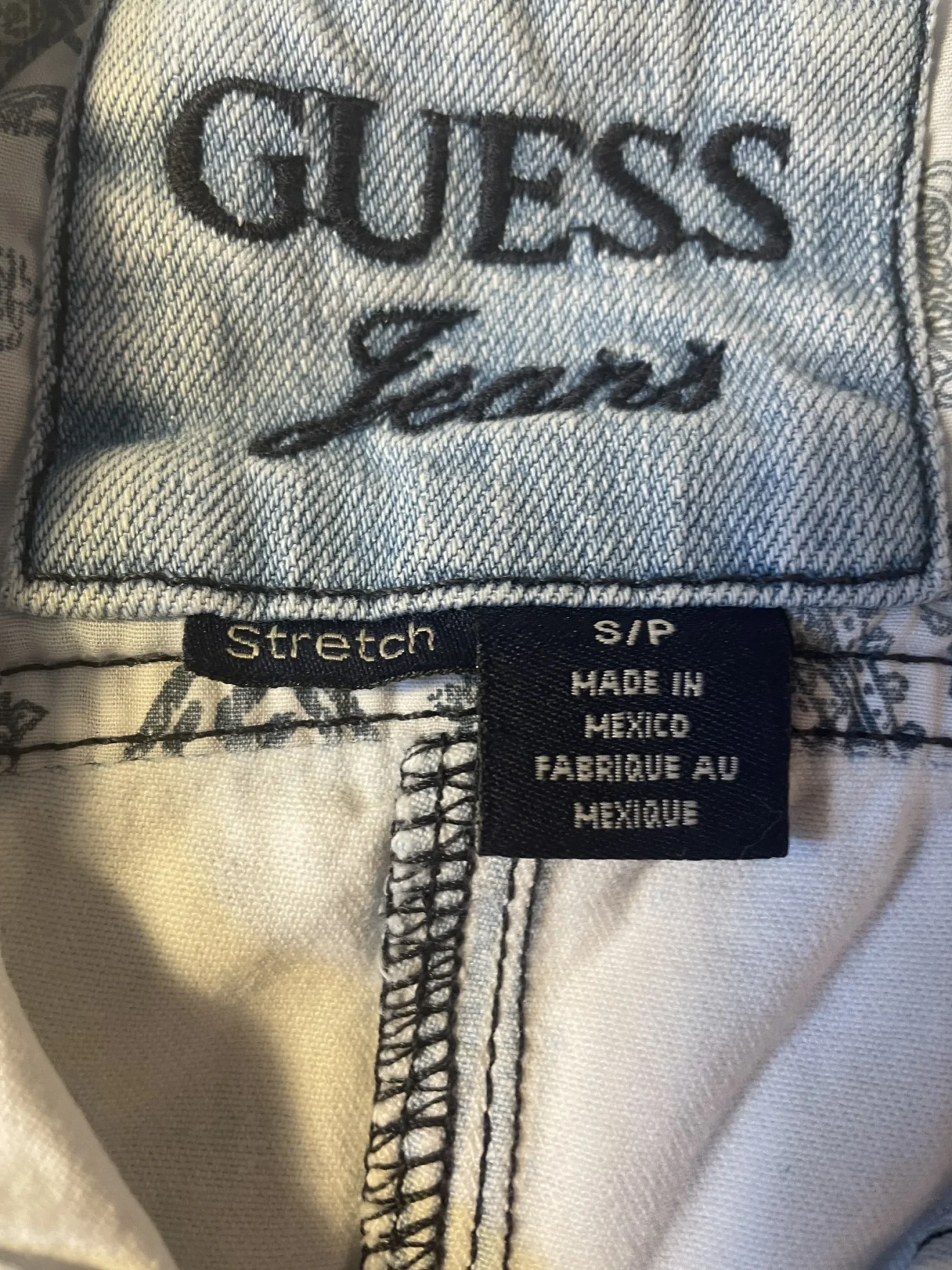 Image for Vintage! Merveilleux coat jeans crop top guess 2009