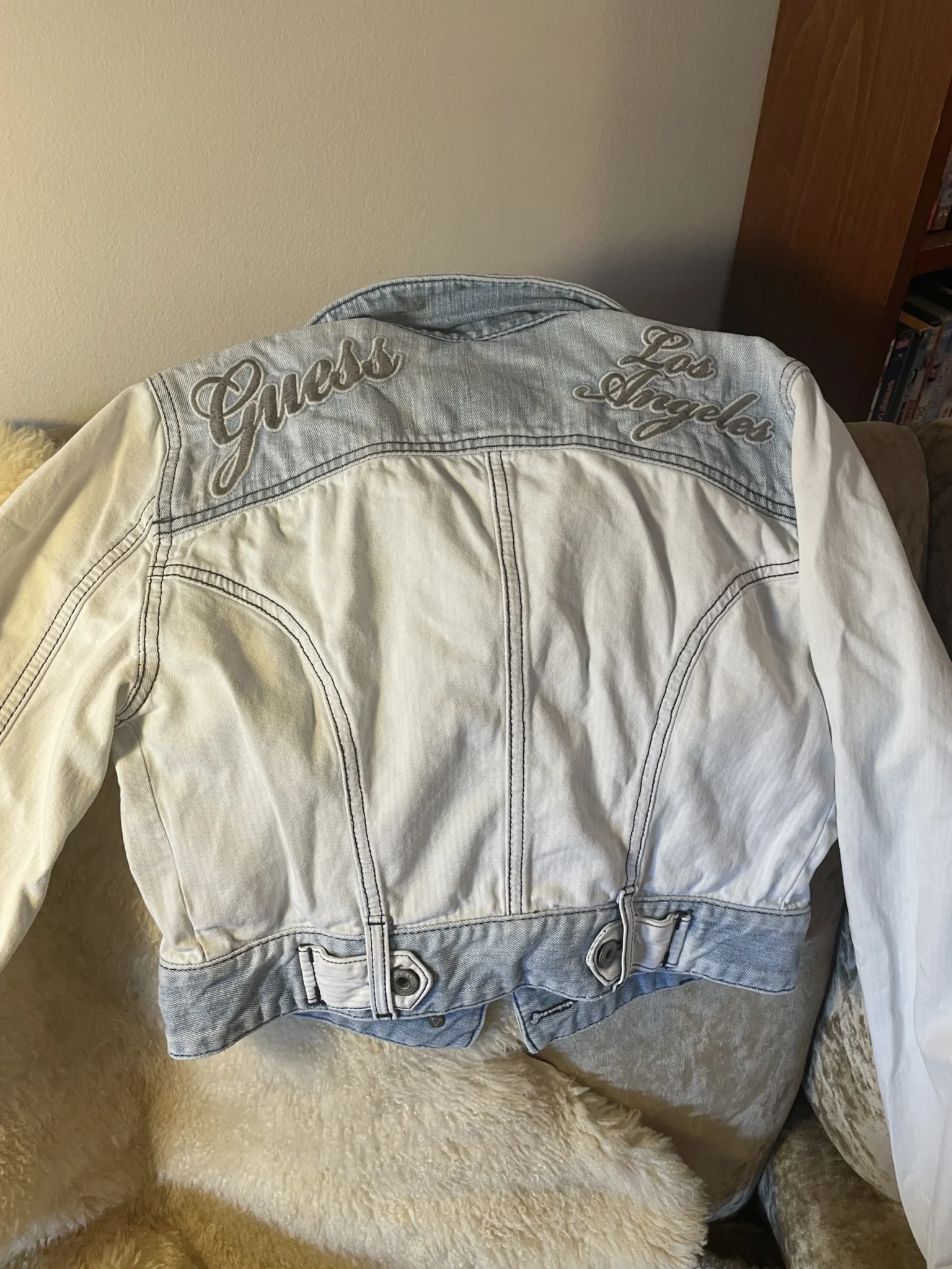 Image for Vintage! Merveilleux coat jeans crop top guess 2009