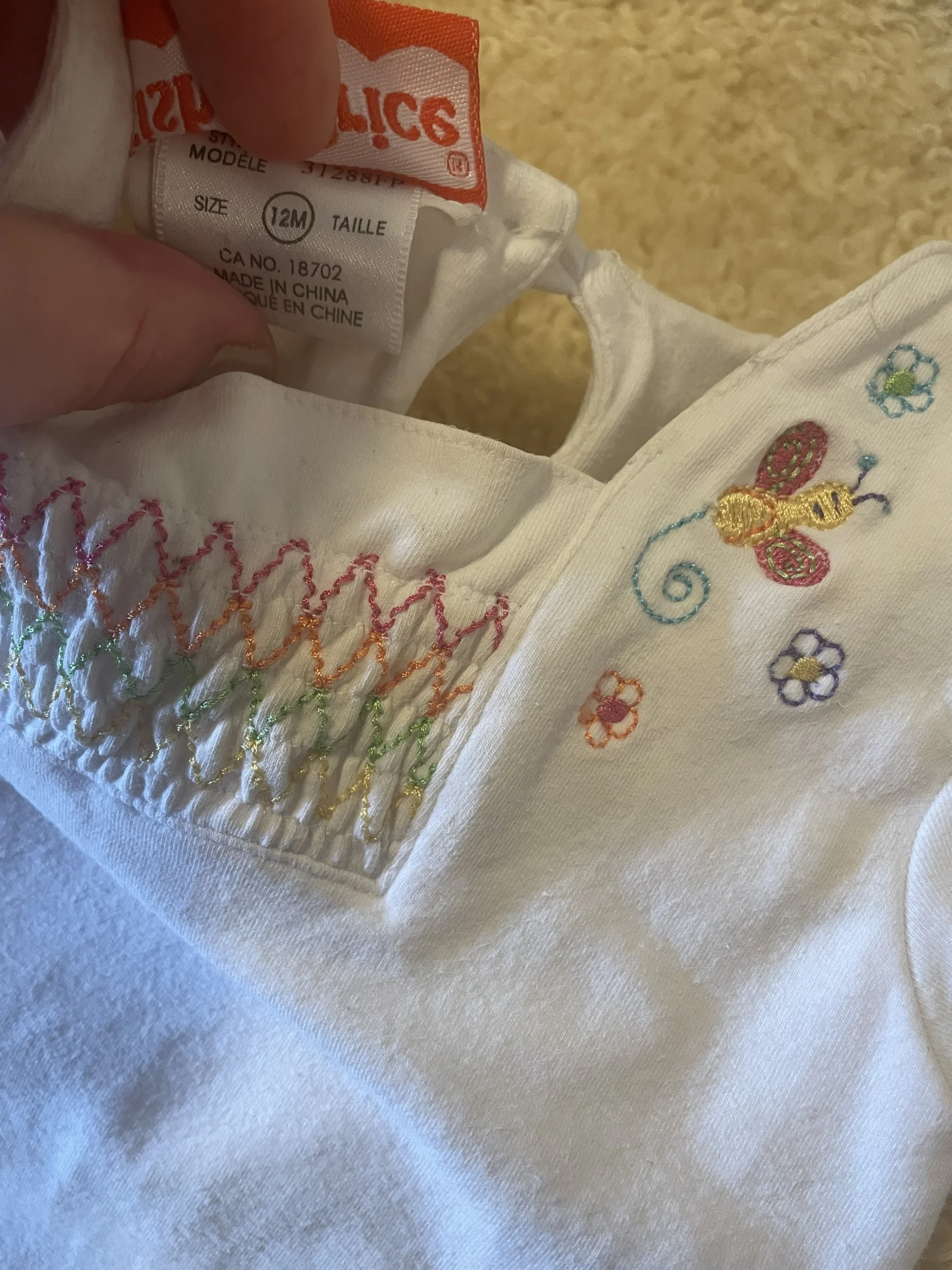 Fisher Price Cache couche 12 mois fait petit Vintage seconde main