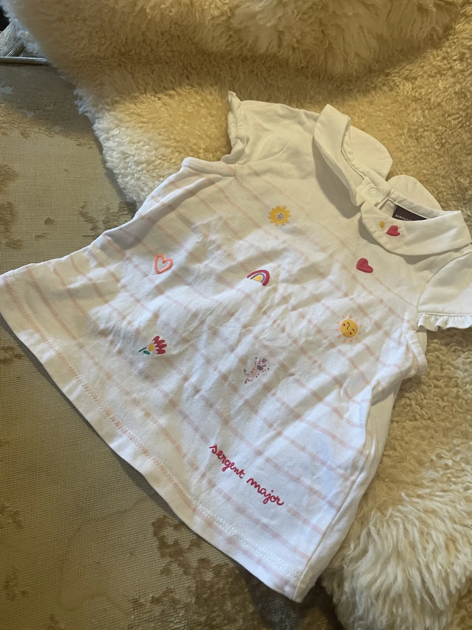 Image for Sergeant Major T-shirt, size XS, 12 months