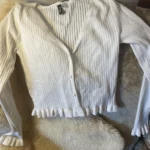 Featured thumbnail for Off-white cardigan, size small