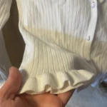 Thumbnail for Off-white cardigan, size small