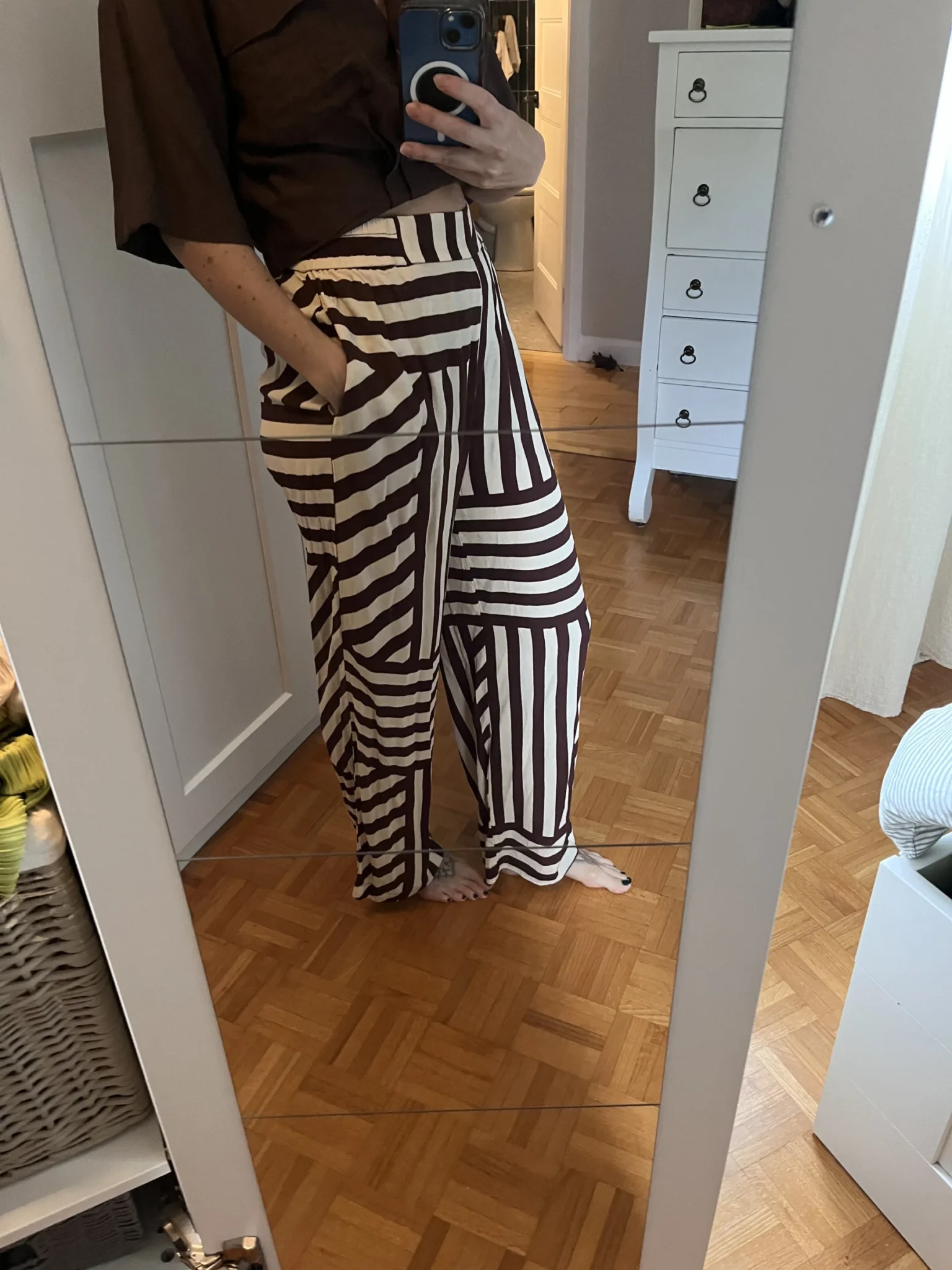 Image for Mango printed trousers